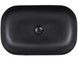 Раковина-чаша QTAP Robin 600х400х140 Matt black з донним клапаном QT132143PMBMB - QT132143PMBMB - 1