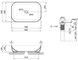 Раковина-чаша QTAP Robin 600х400х140 Matt black з донним клапаном QT132143PMBMB - QT132143PMBMB - 2
