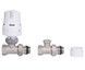 Термостатичний набір для радіатора Thermo Alliance Standart 1/2" прямий TAS353W15