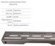 Решетка для линейного трапа Qtap Grate FD700 (PVD) SUS304 700 мм графит QTGRATEPVDFD700 - QTGRATEPVDFD700 - 4