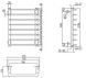 Рушникосушарка водяна LIDZ Standard (CRM) D32/20х1/2" 500x1200 P8 - LSTNDD322012501208WAT - 6
