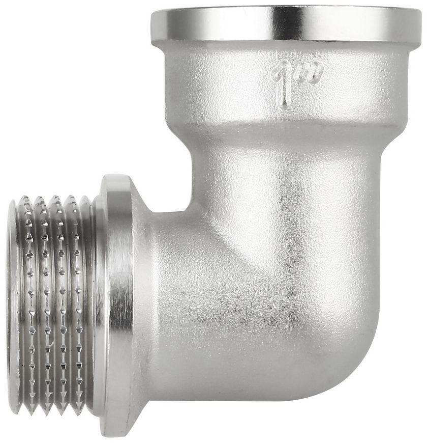 Уголок латунный Thermo Alliance Forte 1"ВРх1"НР никелированный SF37225