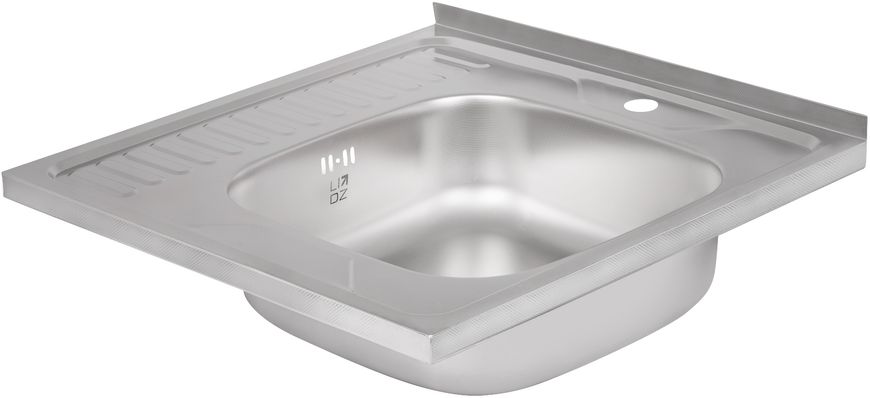 Кухонна мийка LIDZ 6060-R Decor 0,6 мм (160) - LIDZ6060RDEC06