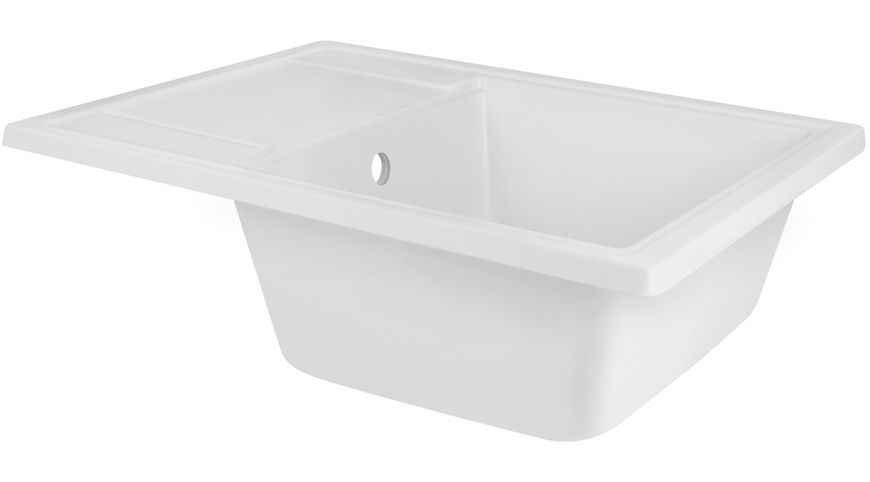 Кухонна мийка QTAP CS 6450 White (QT6450WHI650) - QT6450WHI650