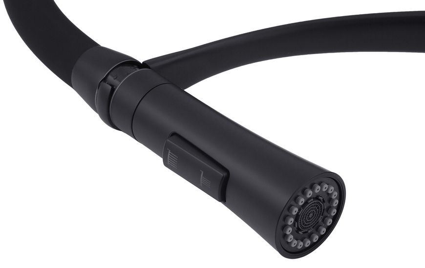Змішувач для кухні з рефлекторним виливом Kroner KRP Ersel-SCH03393BLK чорний CV033799 - Ersel-SCH03393BLK