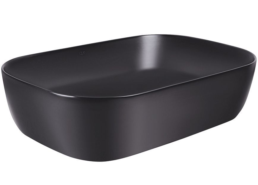 Раковина-чаша QTAP Robin 600х400х140 Matt black з донним клапаном QT132143PMBMB - QT132143PMBMB
