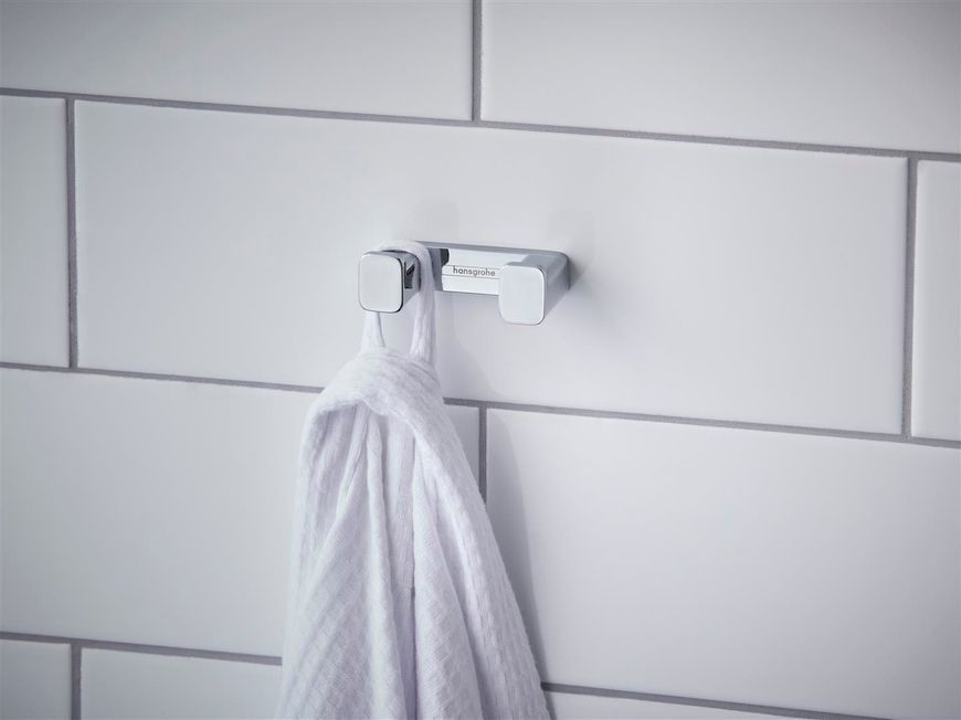 Крючок для полотенец двойной HANSGROHE AddStoris Chrome 41755000 хром