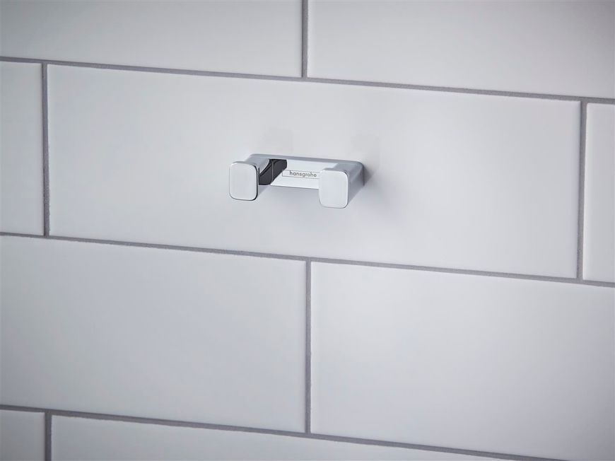 Крючок для полотенец двойной HANSGROHE AddStoris Chrome 41755000 хром