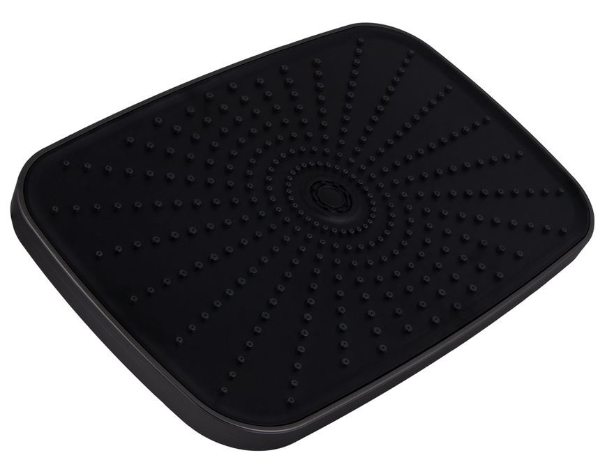 Душевая система Qtap Gemini на три потребителя (с изливом) Gunmetal Black PVD QTGEM111GMB45688 - QTGEM111GMB45688