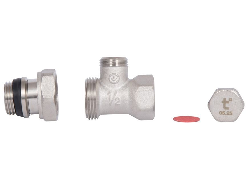 Термостатичний набір для радіатора Thermo Alliance Standart 1/2" прямий TAS353W15