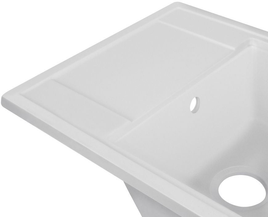 Кухонна мийка QTAP CS 6450 White (QT6450WHI650) - QT6450WHI650