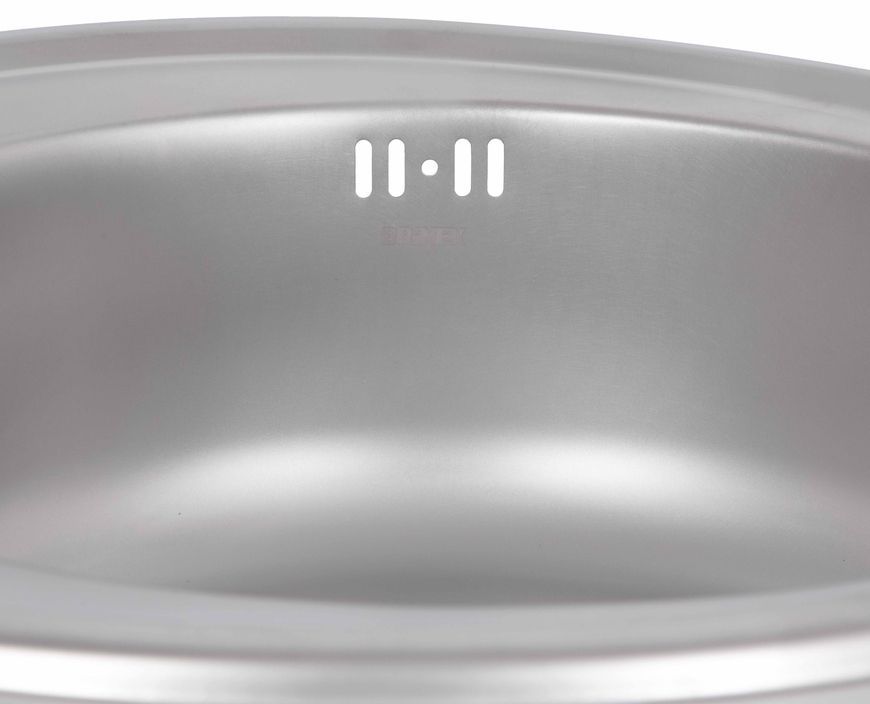 Мойка для кухни врезная Brinex 490-A Satin 0,6 мм BRIN490SAT06 - BRIN490SAT06