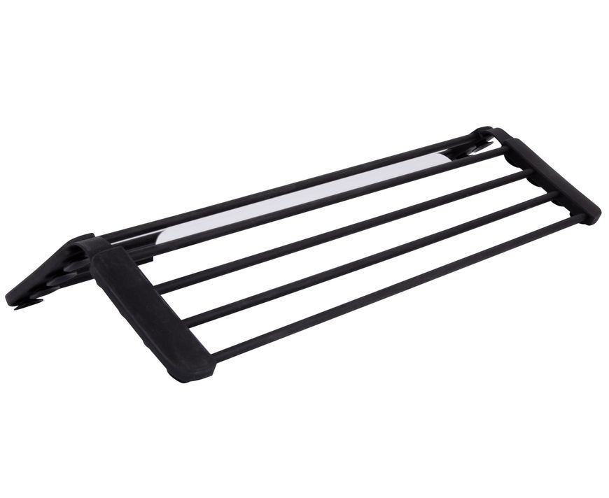 Сушарка для посуду на кухонну мийку з присосками Lidz Acsis LA09 Black 440х234 мм LDACSLA09BLM49777