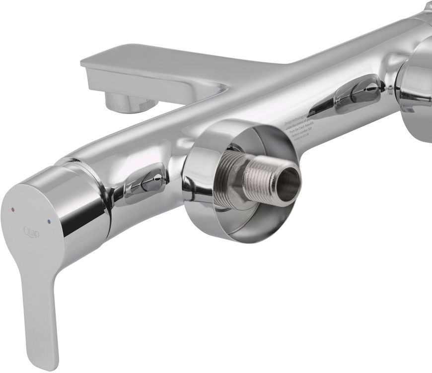 Смеситель для ванны QTAP Zdeněk 3032102GC с коротким изливом - QTZDN3032102GC