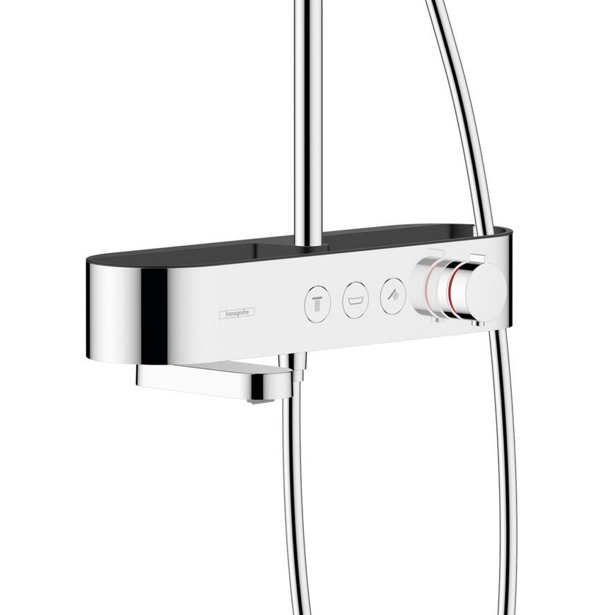 Душова система для ванни HANSGROHE Pulsify S Showerpipe 260 1jet з термостатом 24230000 хром - 24230000