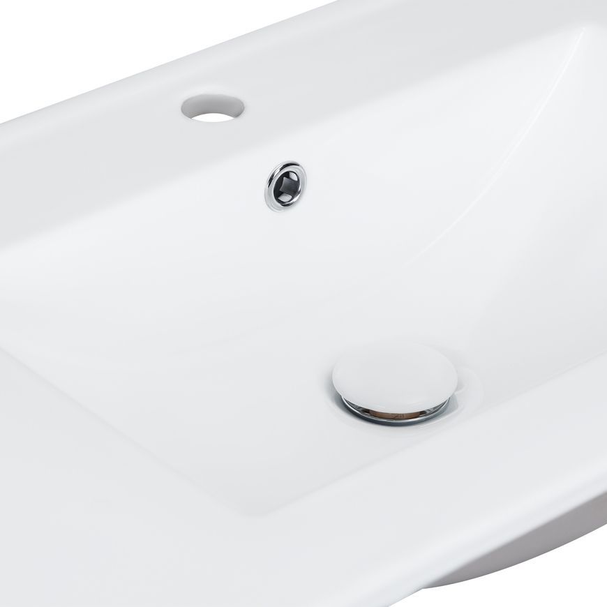 Раковина врізна QTAP Albatross New 915x470x175 White з донним клапаном QT0111750690W - QT0111750690W