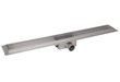 Корпус линейного трапа из нержавеющей стали Qtap Taurus 600 без решетки, с сухим затвором QTTAU600 - QTTAU600