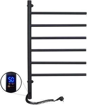 Полотенцесушитель электрический NAVIN Arabesque Sensor 480х800 поворотный 12-223033-4880 черный муар - 12-223033-4880