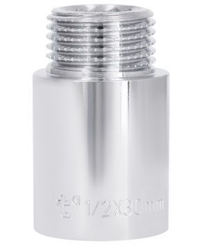 Подовжувач латунний хромований Thermo Alliance Forte 1/2" ВРх1/2" ЗР, 30 мм TAF1301530