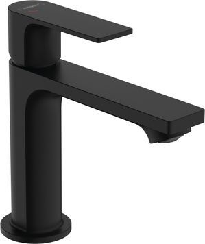 Змішувач для раковини HANSGROHE Rebris E 110 CoolStart чорний матовий 72559670 з донним клапаном - 72559670
