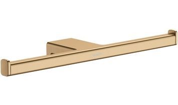 Тримач для туалетного паперу подвійний HANSGROHE AddStoris Brushed Bronze 41748140 бронза