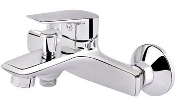 Смеситель для ванны QTAP Pivoňka QTPIV3013102DC с коротким изливом - QTPIV3013102DC