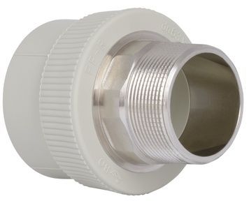 Муфта поліпропіленова PPR Blue Ocean 63х2" ЗР латунь BOHTEA6306XXX - BOHTEA6306XXX