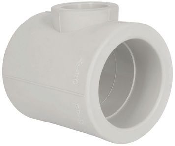 Тройник полипропиленовый PPR Blue Ocean 75х40х75 редукционный BORTXX7540XXX - BORTXX7540XXX