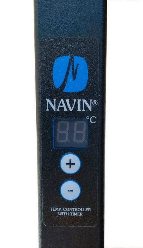 Полотенцесушитель электрический NAVIN Авангард 360х800 Digital таймер регулятор левый чёрный 12-228152-3680 - 12-228152-3680