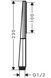 Ручной душ HANSGROHE Rainfinity Baton 100 1jet EcoSmart Polished Gold Optic 26867990 золото - 26867990 - 2