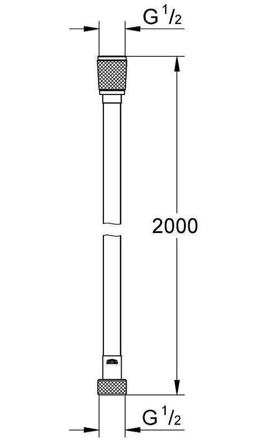 Шланг для душа GROHE Silverflex 27137000 200 см - 27137000