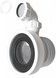 Канализационное подключение короткое McALPINE 97-107/110 мм с отводом 40 мм WC-CON1D