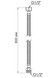 Шланг для підключення води Thermo Alliance Standart 60 см Nylon 1/2"x1/2" ВЗ TAS388W60
