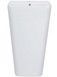 Раковина напольная моноблок QTAP Tern 440х380х830 White с донным клапаном QT1711G302W - QT1711G302W - 1