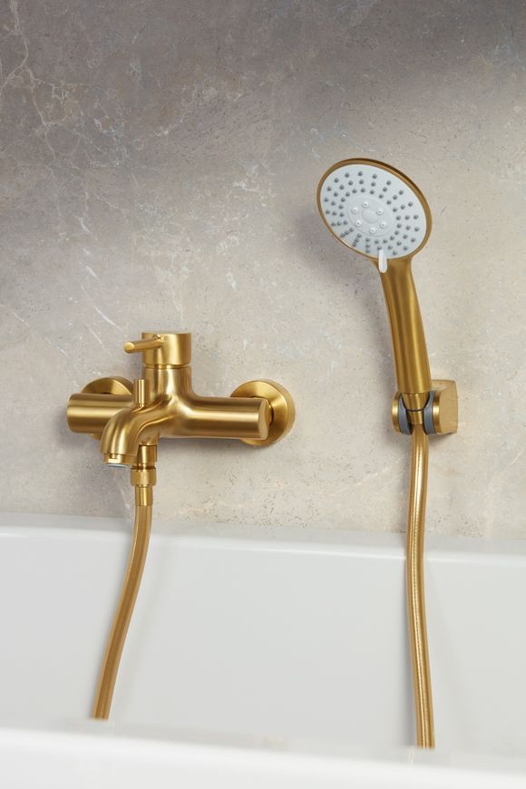 Точковий душ KFA ARMATURA MOZA BRUSHED GOLD 841-220-31 золото - 841-220-31