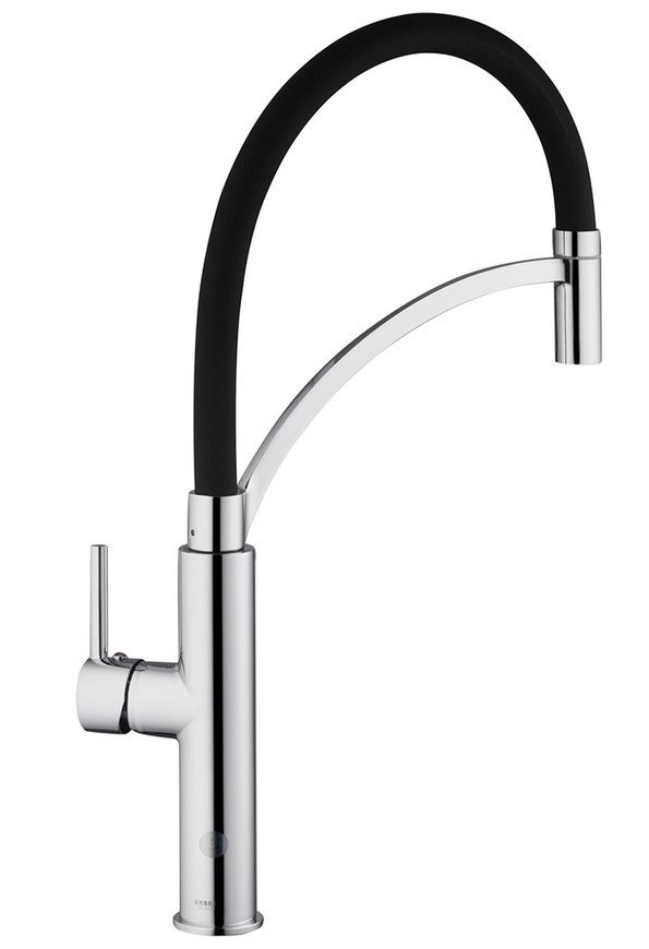 Смеситель для кухни с рефлекторным изливом Kroner KRP Ersel-C03900BLK хром CV033801 - Ersel-C03900BLK