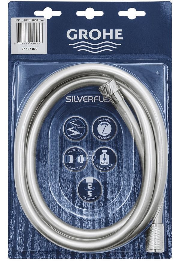Шланг для душа GROHE Silverflex 27137000 200 см - 27137000