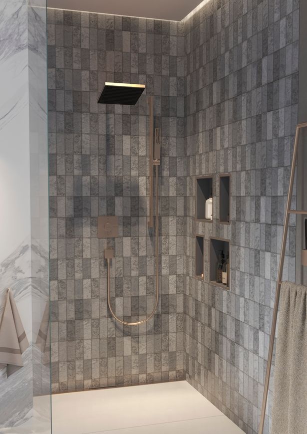Шлангове підключення HANSGROHE FixFit з зворотним клапаном Brushed Bronze 26455140 бронза - 26455140