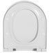 Сидіння для унітазу Qtap 430x363x60 мм з мікроліфтом Slim Duroplast, MagLock QTSC179W48915 - QTSC179W48915 - 4