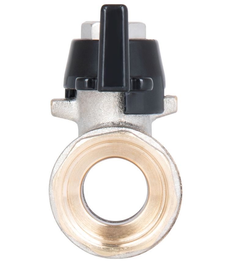 Кран шаровой Thermo Alliance Base 1/2" ВР для воды (бабочка) прямой латунь PN40 SD602W15 - SD602W15
