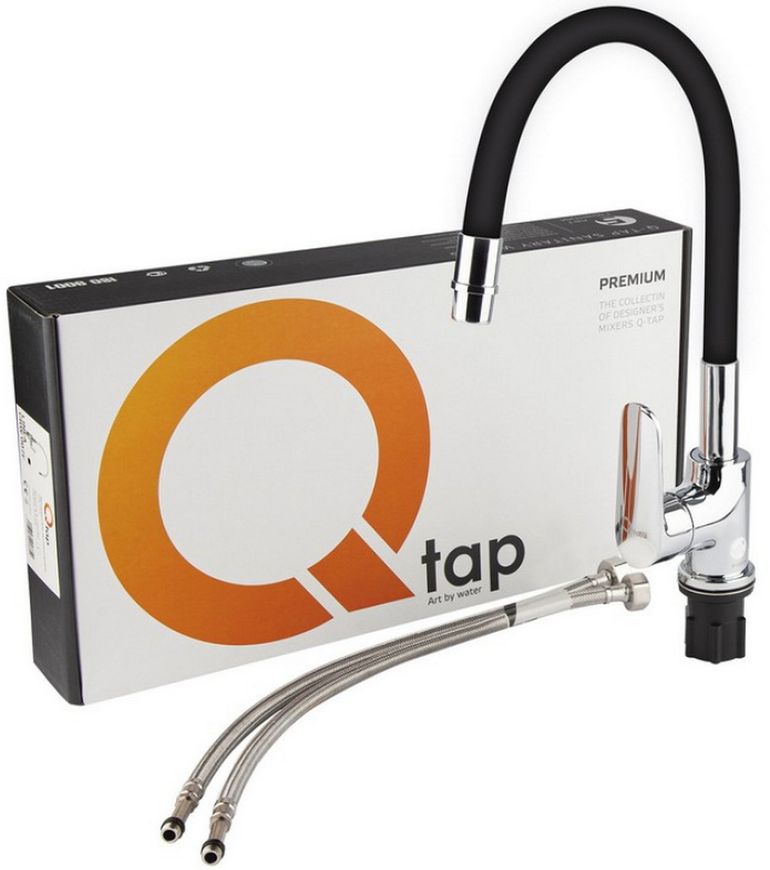 Змішувач для кухні QTAP Linea CRB 007F QTLINCRB007F з рефлекторним виливом - QTLINCRB007F