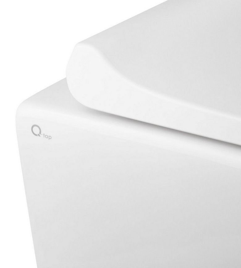 Унітаз підвісний QTAP Tern безобідковий з сидінням Soft-close QT1733052ERW - QT1733052ERW