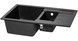 Кухонна мийка з додатковою чашею LIDZ 780x495/200 BLA-03 (LIDZBLA03780495200) - LIDZBLA03780495200 - 3