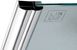 Шторка стеклянная (перегородка) для ванны LIDZ BRAMA 120x140L, стекло Frost 6 мм, распашная, левая - LBSS120140LCRMFR - 10