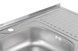 Мойка для кухни накладная Brinex 6080-L Satin 0,6 мм BRIN6080LSAT06 - BRIN6080LSAT06 - 5