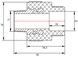 Муфта поліпропіленова PPR Blue Ocean 63х2" ЗР латунь BOHTEA6306XXX - BOHTEA6306XXX - 2