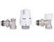 Термостатический набор для радиатора Thermo Alliance Standart 1/2" угловой TAS352W15