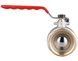 Кран шаровой прямой Thermo Alliance Standart 2" ВН для воды, PN40, рычаг, латунь SD605NW50PN40 - SD605NW50PN40 - 6