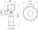 Кран приборный шаровой Thermo Alliance Standart Арко 1/2"х3/4" НР SF340W1520 латунь