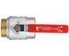 Кран шаровой прямой Thermo Alliance Standart 2" ВН для воды, PN40, рычаг, латунь SD605NW50PN40 - SD605NW50PN40 - 8